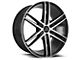 Cavallo CLV-20 Gloss Black and Machined 6-Lug Wheel; 20x8.5; 25mm Offset (21-24 F-150)