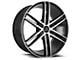 Cavallo CLV-20 Gloss Black and Machined 6-Lug Wheel; 20x8.5; 25mm Offset (04-08 F-150)