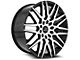 Cavallo CLV-24 Gloss Black and Machined 6-Lug Wheel; 22x9.5; 25mm Offset (21-24 F-150)