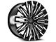 Cavallo CLV-28 Gloss Black and Machined 6-Lug Wheel; 20x8.5; 15mm Offset (21-24 F-150)