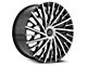 Cavallo CLV-30 Gloss Black and Machined 6-Lug Wheel; 22x9.5; 25mm Offset (21-24 F-150)