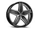 Cavallo CLV-31 Gloss Black and Machined 6-Lug Wheel; 22x9.5; 25mm Offset (21-24 F-150)