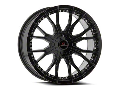 Cavallo CLV-36 Gloss Black 6-Lug Wheel; 24x9; 25mm Offset (21-24 F-150)