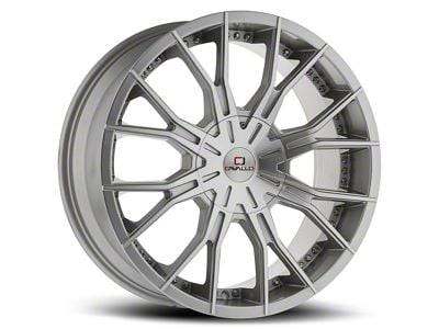 Cavallo CLV-36 Silver and Machined 6-Lug Wheel; 20x8.5; 15mm Offset (21-24 F-150)