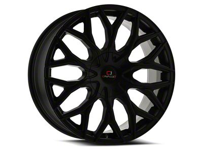 Cavallo CLV-37 Satin Black 6-Lug Wheel; 20x8.5; 15mm Offset (21-24 F-150)