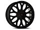 Cavallo CLV-37 Satin Black 6-Lug Wheel; 20x8.5; 15mm Offset (21-24 F-150)