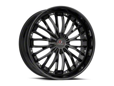 Cavallo CLV-42 Gloss Black 6-Lug Wheel; 24x9; 25mm Offset (04-08 F-150)