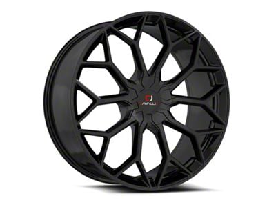 Cavallo CLV-44 Gloss Black 6-Lug Wheel; 22x9.5; 25mm Offset (04-08 F-150)