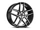 Cavallo CLV-55 Gloss Black and Machined 6-Lug Wheel; 26x9.5; 25mm Offset (21-24 F-150)