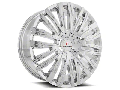 Cavallo CLV-28 Chrome 5-Lug Wheel; 22x9.5; 15mm Offset (02-08 RAM 1500, Excluding Mega Cab)