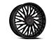 Cavallo CLV-43 Gloss Black 6-Lug Wheel; 22x9.5; 25mm Offset (24-25 Ranger)