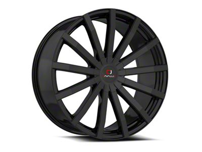 Cavallo CLV-52 Gloss Black 6-Lug Wheel; 26x9.5; 25mm Offset (19-25 Silverado 1500)