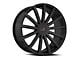 Cavallo CLV-52 Gloss Black 6-Lug Wheel; 22x9.5; 25mm Offset (07-14 Yukon)