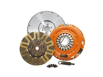 Centerforce Dual Friction Organic/Carbon Clutch Kit with Flywheel; 10-Spline (01-06 6.0L Sierra 3500 HD)