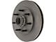 Select Axle Plain 7-Lug Brake Rotor and Pad Kit; Front (2000 2WD F-150, Excluding Lightning)