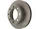 Select Axle Plain 8-Lug Brake Rotor and Pad Kit; Front (11-12 4WD F-350 Super Duty SRW)