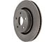 Select Axle Plain 5-Lug Brake Rotor and Pad Kit; Front (2004 RAM 1500 SRT-10)