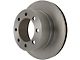 Select Axle Plain 8-Lug Brake Rotor and Pad Kit; Rear (06-08 RAM 1500 Mega Cab)