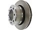 Select Axle Plain 8-Lug Brake Rotor and Pad Kit; Rear (09-18 RAM 3500)