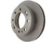 Select Axle Plain 8-Lug Brake Rotor and Pad Kit; Front (12-19 Sierra 3500 HD)