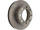 Select Axle Plain 8-Lug Brake Rotor and Pad Kit; Front (11-12 4WD F-250 Super Duty)