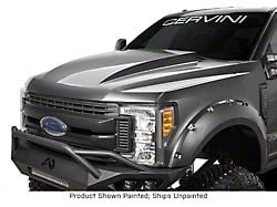 Cervini's 4-Inch Cowl Hood; Unpainted (17-22 F-350 Super Duty)