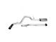 CGS Motorsports Stainless Single Exhaust System with Black Tip; Side Exit (14-18 4.3L Sierra 1500)