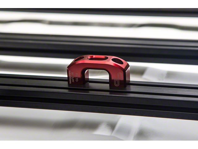 Roof Rack Tie-Down Anchors; Red (Universal; Some Adaptation May Be Required)