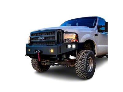 Chassis Unlimited Octane Series Winch Front Bumper; Black Textured (99-04 F-250 Super Duty)