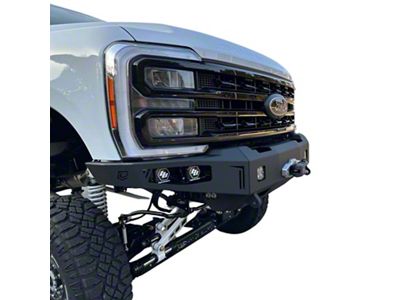 Chassis Unlimited Octane Series Winch Front Bumper; Black Textured (23-25 F-250 SuperDuty)