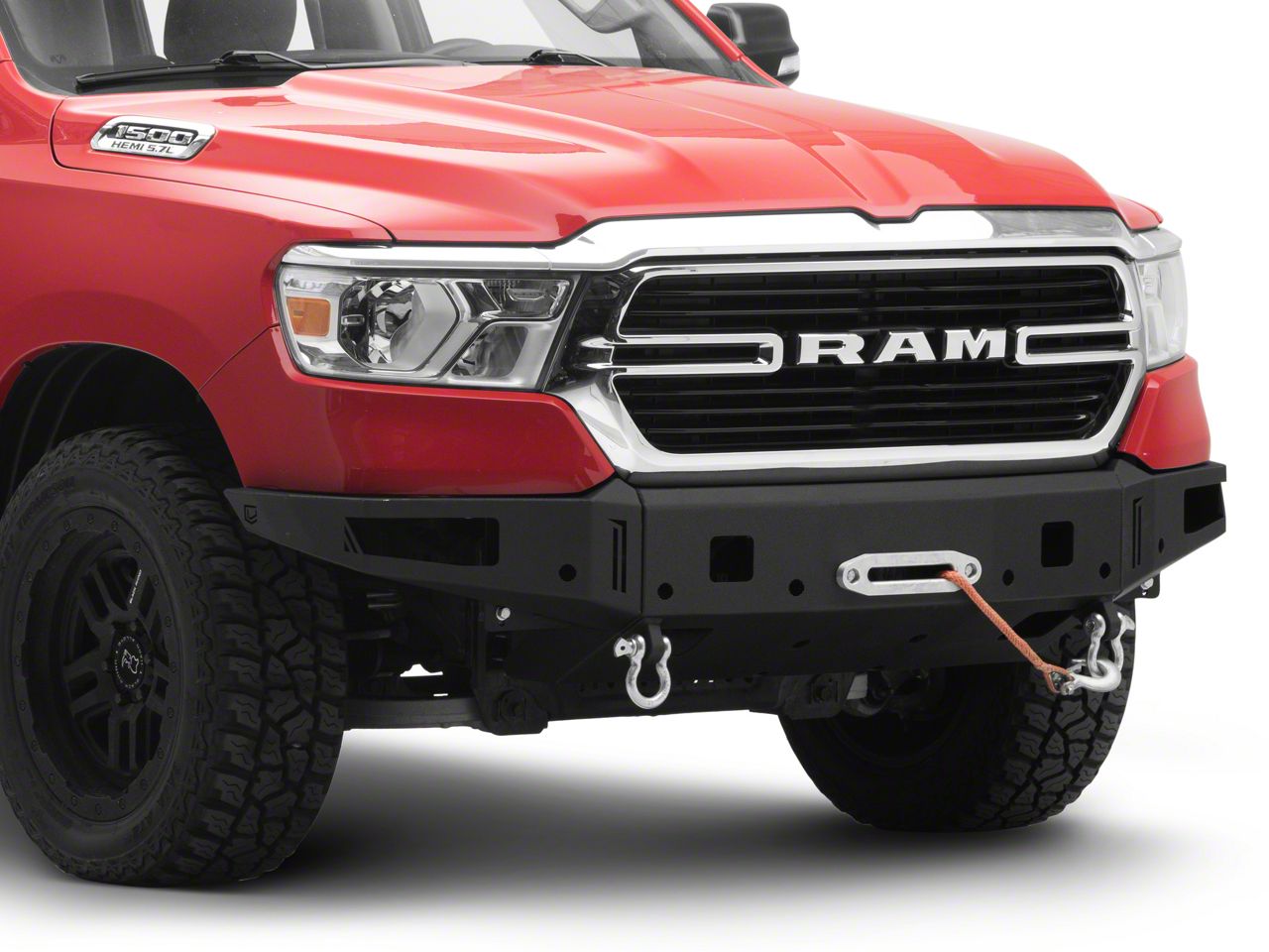 Chassis Unlimited Ram Octane Series Winch Front Bumper Pre Drilled For Front Parking