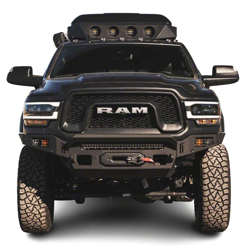 Chassis Unlimited RAM 2500 Octane Series Front Bumper; Black Textured ...