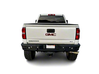 Chassis Unlimited Attitude Series Rear Bumper; Black Textured (15-19 Sierra 2500 HD)