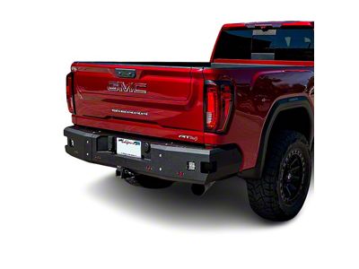 Chassis Unlimited Fuel Series Rear Bumper; Textured Black (20-25 Sierra 2500 HD)