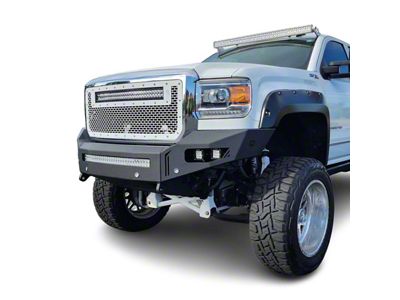 Chassis Unlimited Octane Series Front Bumper with Guard; Black Textured (15-19 Sierra 3500 HD)