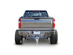 Chassis Unlimited Octane Series Rear Bumper; Not Pre-Drilled for Backup Sensors; Black Textured (19-24 Silverado 1500)