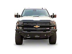 Chassis Unlimited Octane Series Winch Front Bumper; Pre-Drilled for Front Parking Sensors; Black Textured (15-19 Silverado 2500 HD)