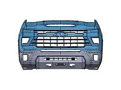 Chassis Unlimited Prolite Series Front Bumper; Black Textured (24-25 Silverado 2500 HD)