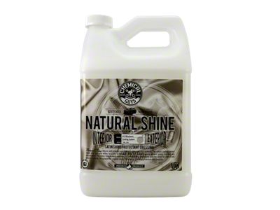 Chemical Guys Natural Shine New Look Shine Plastic, Rubber and Vinyl Dressing; 1-Gallon