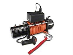 Barricade 9,500 lb. Winch with Synthetic Rope (Universal; Some Adaptation May Be Required)