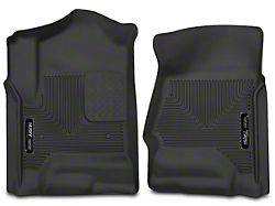 Husky Liners X-Act Contour Front Floor Liners; Black (14-18 Silverado 1500 Double Cab, Crew Cab)