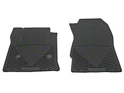 Weathertech All-Weather Front Rubber Floor Mats; Black (14-18 Silverado 1500)