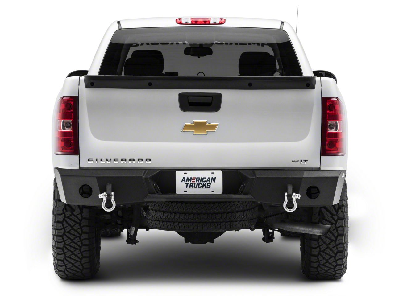 DV8 Offroad Silverado 1500 Recovery Rear Bumper RBCS1-01 (07-13 ...