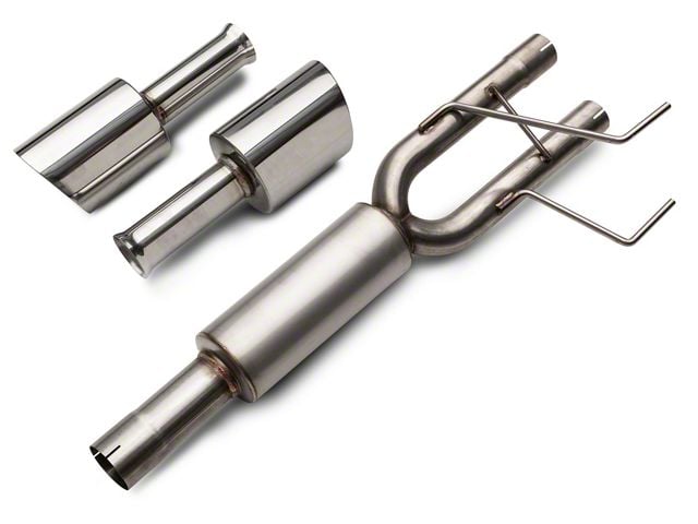 C&L Direct-Fit Aggressive Muffler with Polished Tips (09-18 5.7L RAM 1500 w/ Factory Dual Exhaust)