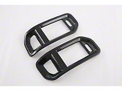 Cobra-Tek A/C Vent Cover Trim; Carbon Fiber Print (19-24 RAM 1500)