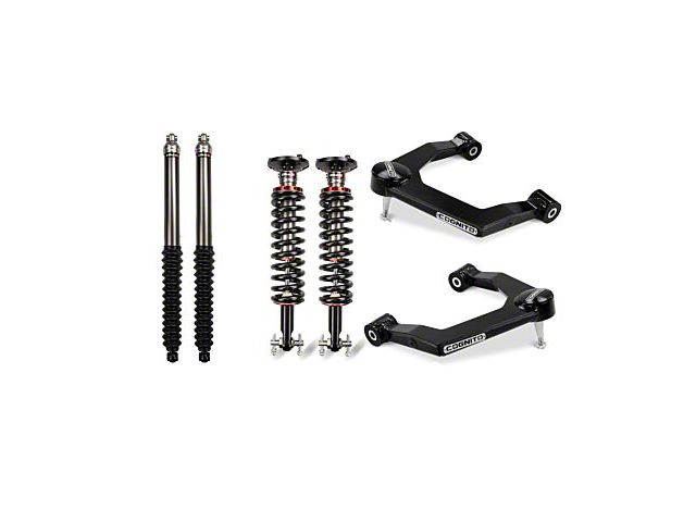 Cognito Motorsports 1-Inch Performance Leveling Kit with Elka 2.0 IFP Shocks (19-24 4WD Sierra 1500 AT4)