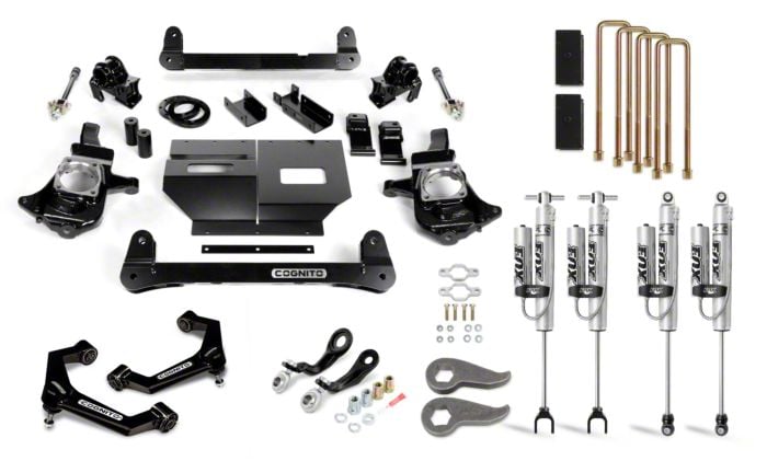 Cognito Motorsports Sierra 2500 6-Inch Performance Suspension Lift Kit ...