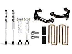 Cognito Motorsports 3-Inch Performance Uniball Leveling Lift Kit with FOX PS IFP Shocks and Rear Blocks (20-25 Sierra 3500 HD)