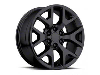 2014 Sierra Replica Gloss Black 6-Lug Wheel; 20x9; 27mm Offset (23-25 Colorado)