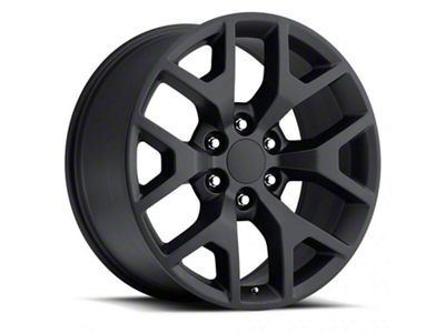 2014 Sierra Replica Satin Black 6-Lug Wheel; 20x9; 27mm Offset (23-24 Colorado)